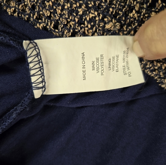 Rockmans Blue & gold short sleeve Blouse - Picture 14 of 14